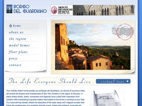 Web design Italy —  Borgo del Guardiano Luxury Villas