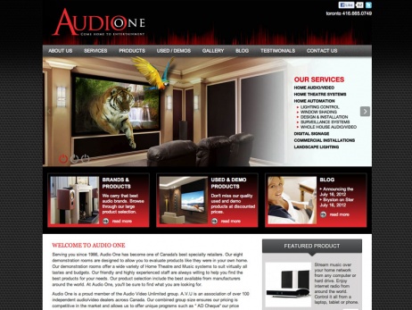 Audio One - Home Page