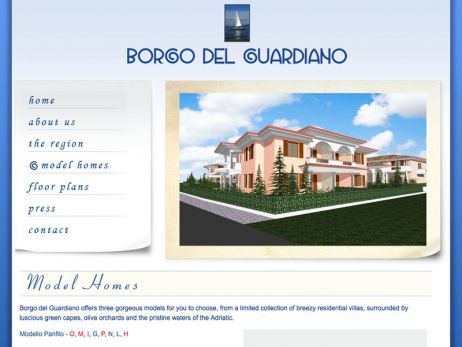 Web design Italy —  Borgo del Guardiano Luxury Villas