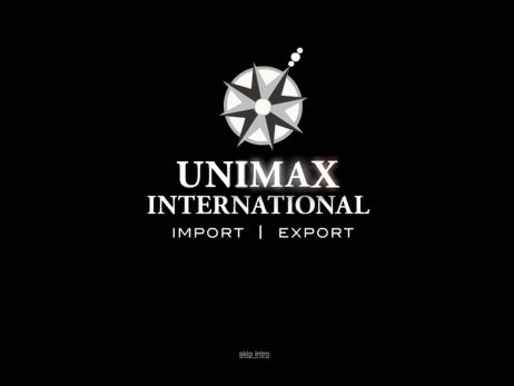 Unimax Flash Intro Page