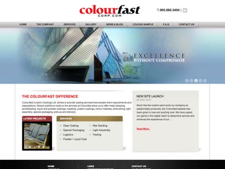 Colourfast Corporate home page